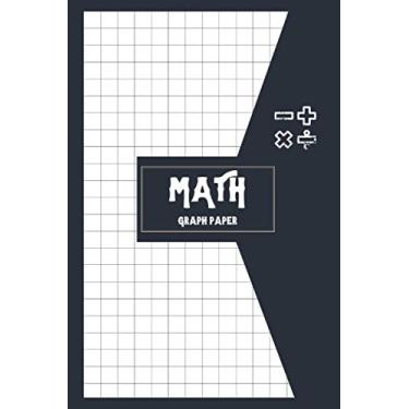 Imagem de Math Graph Paper: Graph Paper Composition Notebook, One Subject, Perfect size for school 6"x 9", 5x5 per inch, 110 Pages