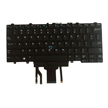 Imagem de Novo teclado retroiluminado nos EUA para Latitude E5450 E7250 E7450 E7470 E5470, cada teclado é testado antes do envio e funcionamento