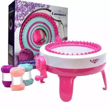 Imagem de Máquina de Tricô LM-Trico Manual Lanmax 40 agulhas 3 linhas