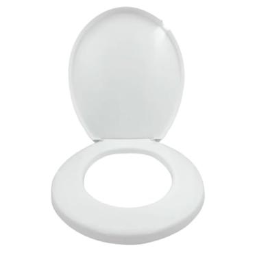 Imagem de Assento Sanitário Tampa Vaso Basico Oval (BRANCO (INJETADO))