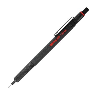 Imagem de Rotring Lapiseira 600, 0,5 mm, preta - perfeita para escrita, desenho, engenharia, profissionais de arquitetura