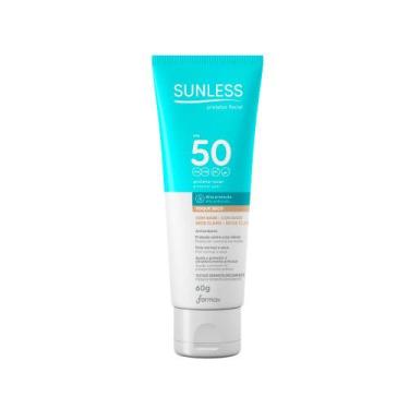 Imagem de Protetor Solar Facial Com Cor Sunless FPS 50 60g - Bege Claro
