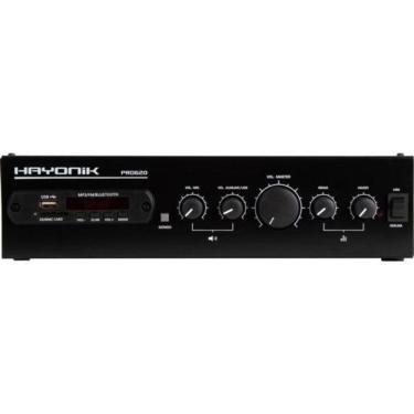 Imagem de Amplificador Hayonik Pro620 100W Rms Com Gongo