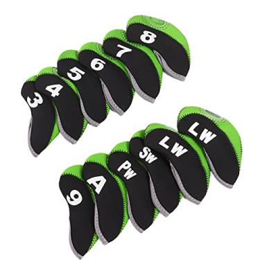 Imagem de aqxreight 12 Pcs Putter Head Covers Blade Golf Club Headcovers Jaqueta Protetora de Neoprene para Treinamento Uso Diário Branco para Aquele Clube de Putter Não Dar Tecido Macio é Cuidado Durável