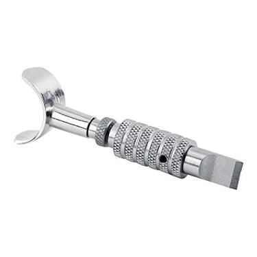 Imagem de Generic Faca Giratória de Couro de Aço Ferramenta Com Rolamento de Rotação Ajustável e Lâmina Reta, Aparência Requintada e Ponta Afiada, Ideal para Artesanato Em Couro, Trabalho DIY