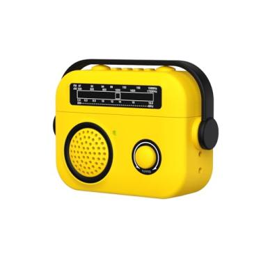 Imagem de Mini capa de rádio vintage ultrafina com superfície fosca criativa para AirPods Pro 3, capa protetora protetora de fone de ouvido de silicone TPU macio, carregamento sem fio, AirPods Pro 3, amarelo