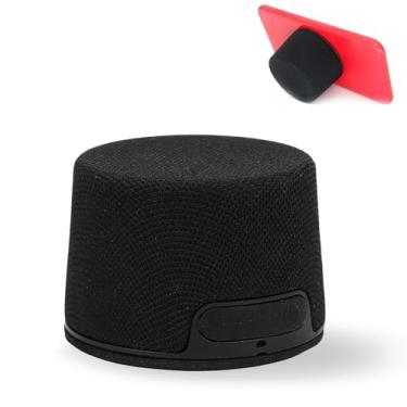 Imagem de VBESTLIFE Alto-falante Bluetooth Portátil Magnético, Suporte de Telefone, Alto-falante Externo, Emparelhamento Estéreo Sem Fio Verdadeiro para Casa, Viagens (BLACK)