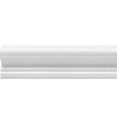 Imagem de Kit 60 Metros Lineares Rodameio Plus em Poliestireno 2,3 Cm Floort Acessórios Branco