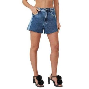 Imagem de Shorts Colcci Jade Azul Feminino-Feminino