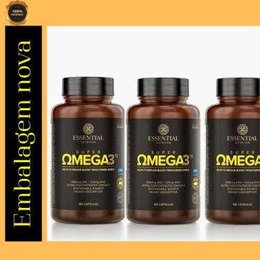 Imagem de Kit 3 Unidades Super Ômega 3 TG Ultra 1000mg Softgel 180 Cápsulas - Be