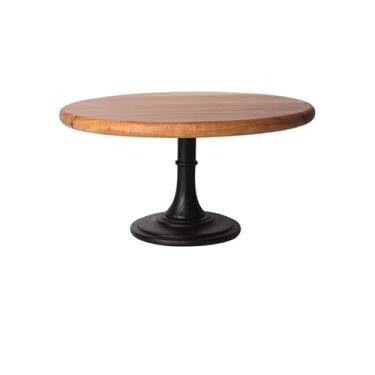 Imagem de Suporte de bolo suporte de prato de bolo prato de madeira base alta de metal prato de cupcake prato de bolo suprimentos de sobremesa bandeja de casamento decoração ferramentas de bolo suporte de