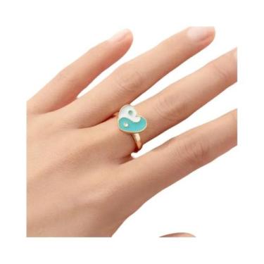 Imagem de Anel Giratório Ajustável Borboleta Margarida Para Mulheres, Anel Anti-