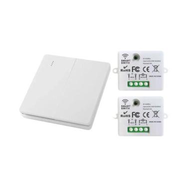 Imagem de Controle Remoto Sem Fio Inteligente RF 433Mhz Para Painel De Parede, M