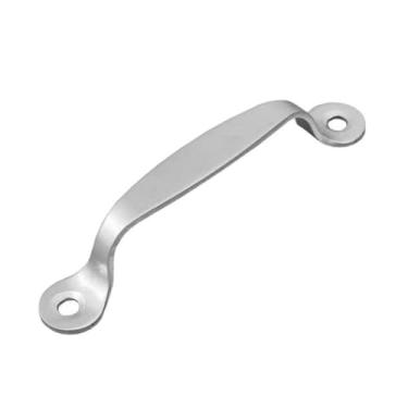 Imagem de Maçaneta para porta deslizante, cabeça redonda, aço inoxidável, puxador espesso, hardware de substituição universal para porta de tela de celeiro, gaveta de bolso, porta de armário(4in)