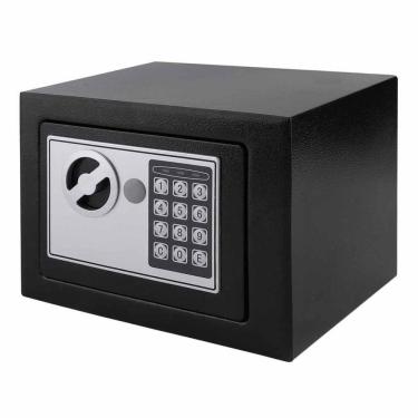 Imagem de Cofre Eletronico Digital Teclado Fechadura Eletronica Com Senha Sos Chave Em Aco