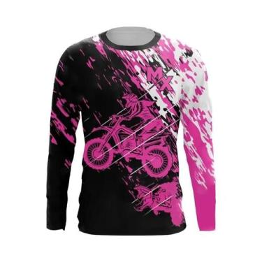 Imagem de Camisa De Corrida De Motocicleta Feminina Oversized De Manga Longa Par