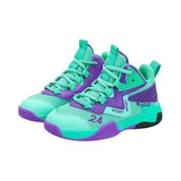 Imagem de Tênis De Basquete Infantil Para Meninos E Meninas, Respirável, Antider