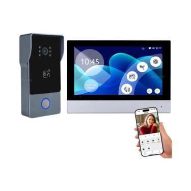 Imagem de Monitor Touch De 7 Polegadas, Videoporteiro 1080P, Intercomunicador In