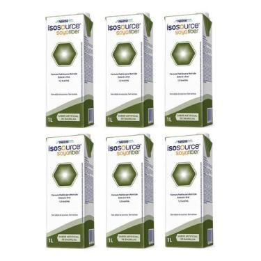 Imagem de Kit 6 Isosource Soya Fiber 1.2 Baunilha Tetra 1 Litro Nestle - Nestlé,