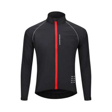 Imagem de Jaqueta Corta-Vento Masculina Ultraleve Refletiva Para Ciclismo, Manga