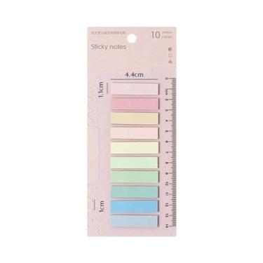 Imagem de Blocos De Notas Adesivas Kawaii Fofos 200 Folhas Marcadores De Página 