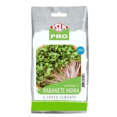 Imagem de Sementes Brotos Microverdes de Rabanete Indra (100g) ISLA
