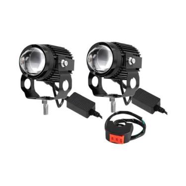 Imagem de Farol De LED Super Brilhante Para Motocicleta Com Projetor E Lente Olh