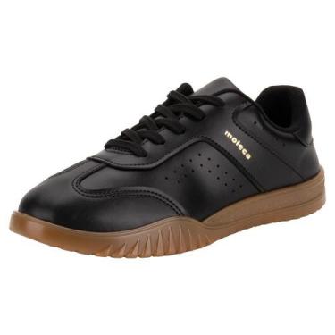 Imagem de Tênis feminino casual moleca 5817101, Preto, 35