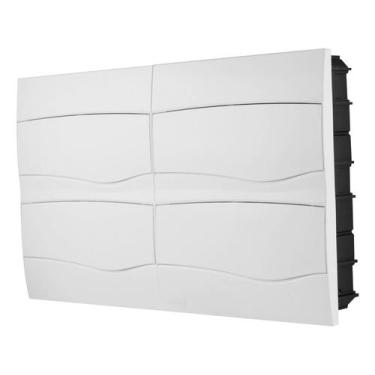 Imagem de Quadro de Distribuição de Embutir 48 DIN ou 32 NEMA Tramontina com Por