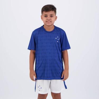 Imagem de Kit Cruzeiro Mini Craque Infantil Azul - Braziline, 12 ANOS
