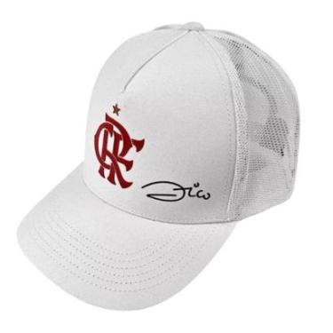 Imagem de Boné do Flamengo Mengão Zico Alto-Relevo 3D Licenciado-Masculino
