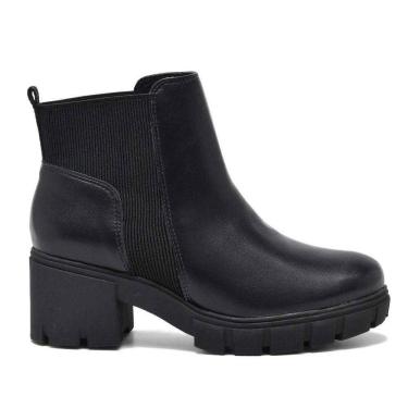 Imagem de Bota Feminina Via Marte Chelsea Salto Bloco Tratorado