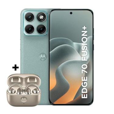 Imagem de Kit Smartphone Motorola Edge 70 Fusion Plus 5G 256GB e Fone Bluetooth 