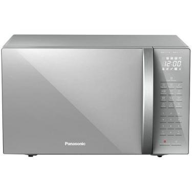 Imagem de Micro-ondas Panasonic NN-ST67 34 L Dupla Refeição, Antibactéria, Prata