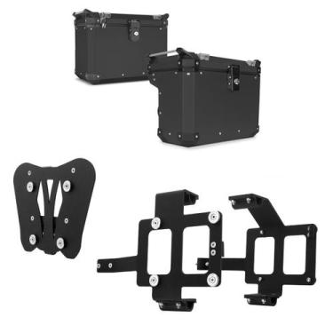 Imagem de Baús Laterais 33/36 Litros com Desvio Escapamento + Suporte 850 Gs Adv