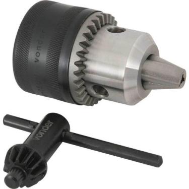 Imagem de Mandril com Chave, 3,0 mm - 16,0 mm, 5/8" x 16 Fios, Leve, Vonder