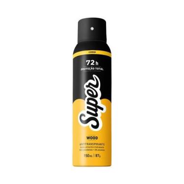 Imagem de Desodorante Antitranspirante Aerossol Cimed Super Wood 72h Amadeirado 