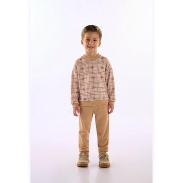 Imagem de Conjunto Blusão E Calça Up Baby, Bege
