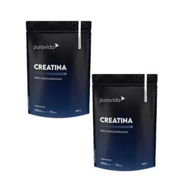 Imagem de 2x Creatina 100% Monohidratada - Pura Vida - 300g sabor:sem sabor - Pu
