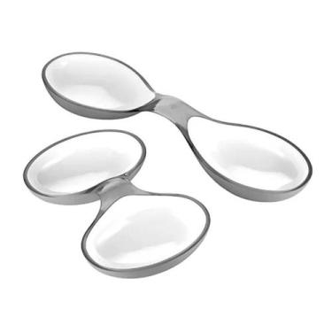 Imagem de Petisqueira Com 2 Pratos Vintage Cinza Céu Everyday - Guzzini