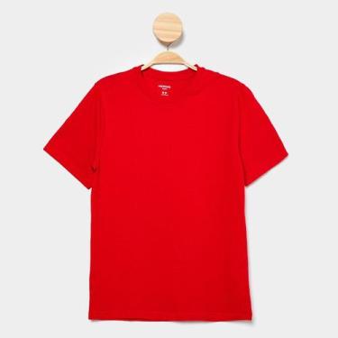 Imagem de Camiseta Infantil Hering Kids Menino, Vermelho escuro, 8A
