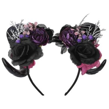 Imagem de Bandana MOSTORY Black Sheep Horn Gothic Devil Horns Women