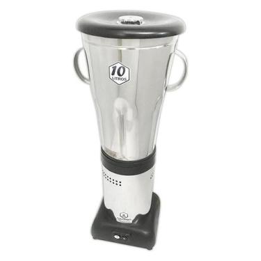 Imagem de Liquidificador Triturador Industrial 10 Litros Baixa Rotação Aço Inox 