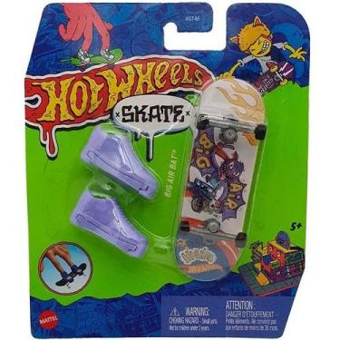 Imagem de Hot Wheels Skate de Dedo com Tenis HGT46 Mattel, Big air bat