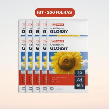 Imagem de Papel Fotografico A4 200 Folhas Para Evocar Alegrias De Momentos Compa
