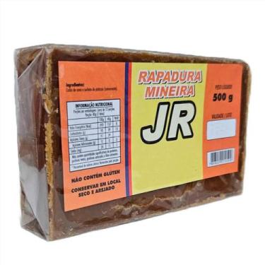 Imagem de Rapadura Mineira 500g - Doces JR, 1 unidade, Colorido, leve