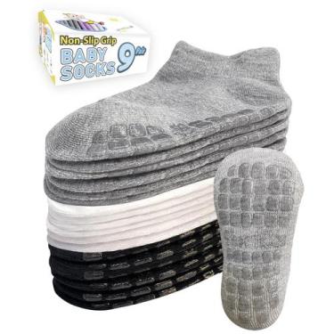 Imagem de Meias Antiderrapantes para Bebês Simply Kids 9 Pares