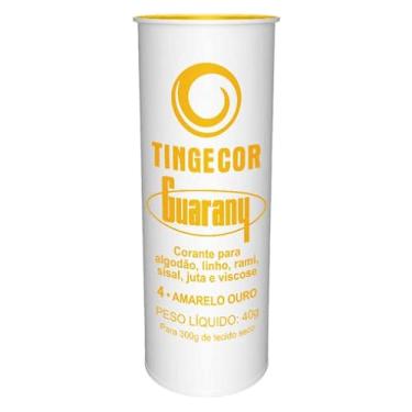 Imagem de Tinta p Tecido Corante Tingecor Guarany Tintol Amarelo Ouro