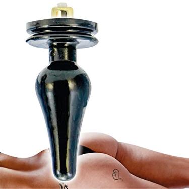 Imagem de Plug Anais Vibrador Sex Night inNamorata Borracha Soft Preto Vibração