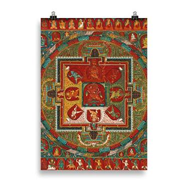 Imagem de Pôster de papel fosco aprimorado Rubino ed Yoga India (cm)
